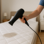 como secar xixi do colchão